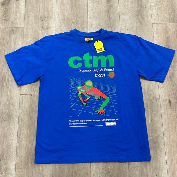 Chinatown Market Superior Sign & Sound Blue Tee T Shirt Size XL B4 - Picture 1 of 4
